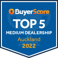 Buyerscore Award Top 5 Medium Sized Dealership In Auckland 2022